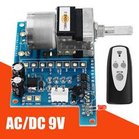TYewa98556 Household AC/DC 9V Infrared Pre AMP Motor Audio Amplifier Volume Remote Control Board