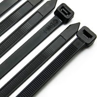 Cable Zip Ties Heavy Duty 12 Inch, Ultra Strong Plastic Wire Ties with 120 Pounds Tensile Strength, 100 Pieces, Nylon Tie Wraps with 0.3 Inch Width in Black & White, Indoor and Outdoor UV Resistant