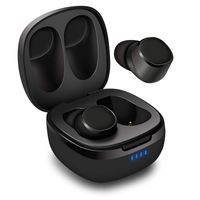 August EP800 TWS Earbuds - Bluetooth 5.0 Wireless Sports Earphones - IPX6 Waterproof/DSP Noise Reduction with Microphone / 25h Playtime/Stereo TWS Mini in Ear Earphones with Portable Charging Case