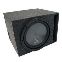 Universal Car Stereo Vented Port Single 10" Harmony Audio R104 Sub Box Enclosure