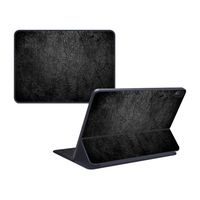 MightySkins Skin Compatible with Apple iPad Pro Smart Keyboard 11" - Black Leather | Protective, Durable, and Unique Vinyl Decal wrap Cover | Easy to Apply, Remove | Made in The USA