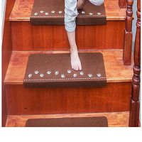 Jocund Home Carpet Luminous Visual Stair Carpet Pad Anti-Skid Staircase Safe Soft Treads Mats