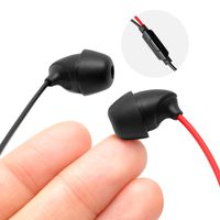 Advanced Sleeper Earbuds Flexible Silicone Lightweight Compact Earphones - Perfect for Noise Isolation, Sleep, ASMR, Travel, Meditation & Relaxation, Binaural (Black)