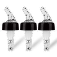 Automatic Measured Bottle Pourer - Pack of 3, 1 oz (30 mL) Quick Shot Spirit Measure Pourer Drinks Wine Cocktail Dispenser Home Bar Tools - PORE0016 (3)