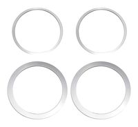 American Car Craft 271039 Polished Speaker Trim Ring, 2 Piece (Midrange Polished)