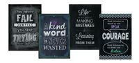 Creative Teaching Press Inspire U Chalk It Up! Pack 4, Black/Gray (0564)