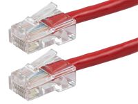 Buhbo 3 ft CAT 5E UTP Ethernet Network Non Booted Patch Cable, Red