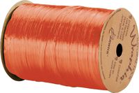 Pearlized Orange Wraphia Ribbon 1/4" x 100 Yards