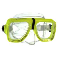 Nearsighted Scuba Dive Snorkeling Mask Prescription Lenses, Yellow, Nearsight-10.0