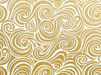 Printed Tissue Paper for Gift Wrapping with Design (Elegant Golden Swirls), 24 Large Sheets (20x30)