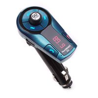 GOgroove FlexSMART X2 Mini Bluetooth FM Transmitter Car Kit (Manufacturer REFURBISHED) with Hands-Free Calling, USB Charging - Compatible with iPhone, HTC, Samsung Galaxy and More Smartphones