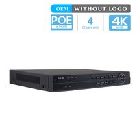4K POE Network Video Recorder, OEM Model DT604-H1/P4, Integrated 4 POE Ports Embedded Plug & Play NVR, H264+/H264/H265/H.265+, UP TO 8MP Resolution Preview and playback, HDMI, 1SATA