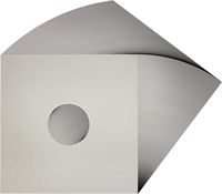 (75) 12" Kraft Grey Record Jackets with Center Hole - 12JWKRHH-GY