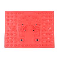 Artibetter Foot Massage Mat Magnetic Acupressure Reflexology Massager Pad (Red)