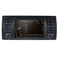 hizpo 7 Inch Car DVD Player in Dash GPS Radio Stereo 1 Din Touch Screen Bluetooth Sub Volume Control Car Stereo with GPS and Bluetooth Fit for BMW 5 Series E39 BMW X5 E53 BMW M5 BMW 7 Series E38