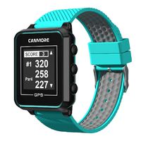 CANMORE TW-353 GPS Golf Watch - Key Course Data and Scorecard on Your Wrist - Minimalist & User Friendly - 38,000+ Free Courses Worldwide and Growing - 4ATM Waterproof - 1-Year Warranty (Turquoise)