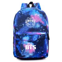 Bosunshine BTS Love Yourself V Suga Jin Jimin Jung Kook Casual Backpack Daypack Laptop Bag College Bag Book Bag School Bag (BTS)