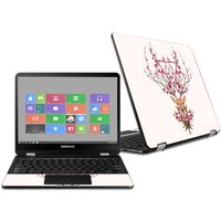 MightySkins Skin Compatible with Samsung Chromebook Pro 12.3" - Spring Deer | Protective, Durable, and Unique Vinyl Decal wrap Cover | Easy to Apply, Remove, and Change Styles | Made in The USA