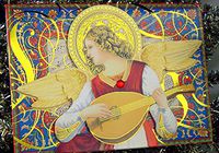 Punch Studio #64404 Christmas Greeting Cards, Angel Gabriel, Box of 12