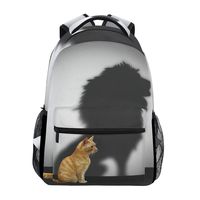 Cat Travel Backpack Durable Backpack College School Computer Bag for Women & Men Fits Notebook