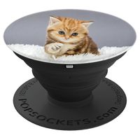 cat kitten lover laptop smartphone grip stand gift