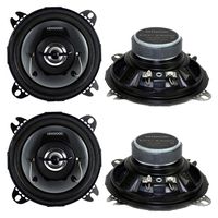 4) New Kenwood KFC-1065S 4" 420 Watt 2-Way Car Audio Coaxial Car Speakers Stereo