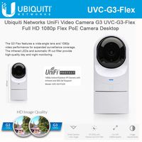 UniFi Video Camera G3 UVC-G3-Flex Full HD 1080p Flex PoE Camera Desktop Network Camera with Night Vision