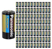 100x Panasonic CR123A Battery CR123 CR 123 Lithium 3V Photo Batteries Bulk