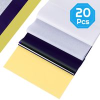 Tattoo Transfer Paper, Cridoz 20 Sheets Stencil Paper for Tattooing, Tattoo Transfer Paper for Tattooing, A4 Size