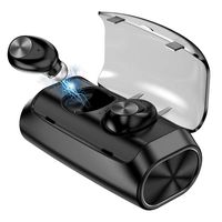 True Wireless Earbuds Bluetooth 5.0 IPX7 Waterproof Sweatproof in Ear Mini Stereo Sound Wireless Earphones Headphones with 2600 Mah Charging Case Micro for Running Sport Gym for iOS Android