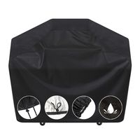 SARCCH Grill Cover,58- inches BBQ Special Grill Cover, Waterproof,UV and Fade Resistant, Durable and Convenient, Black，Fits Grills of Weber Char-Broil Nexgrill Brinkmann and More,
