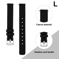 qwrew Fitness Tracker Classic Breathable Canvas Fabric Straps with Metal Connector Quick Release Replacement Wristband for Women Man Watch Band for Fitbit Inspire/Inspire HR Fitness Tracker Classic