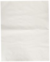 Bauxko 12" x 15" Flat Poly Bags, White, 100-Pack (xPB534W-100)