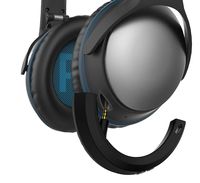 Kuxiu Audio Transmitter and Receiver Wireless Bluetooth Adapter Compatible with Bose QuietComfort 25 Headphones (Black-QC25)