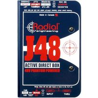 Radial J48 MK2 48V Phantom Power Active Direct Box