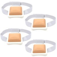 4 Pack Injection Pad-Plastic Intramuscular, Injection Training Pad for Nurse, Medical Students Training Practice Pad