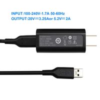 Gomarty AC Adapter Charger Power Supply for Lenovo Yoga 3 Pro Yoga 4 Yoga 900/700 11 14 ADL65WDA ADL65WDB ADL65WDC ADL65WLC ADL65WLE 20V 3.25A or 5.2V 2A 65W - 1 Year Warranty