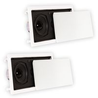 Theater Solutions TSLCR5 in Wall Speakers Home Theater Surround 2 Speaker Set