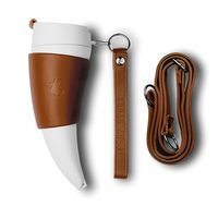 GOAT STORY Mug, Real leather, 12 oz, Brown