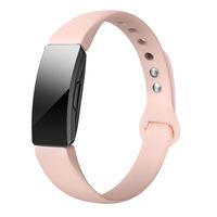 SWEES Silicone Bands Compatible with Fitbit Inspire & Inspire HR & Ace 2, Replacement Soft Thin Band Accessories Small Large for Women Men, Black, White, Blue, Pink, Gray, Wine