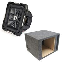 Kicker 11S15L74 Solobaric L7 Subwoofer Single 15" Vented Sub Enclosure Box New