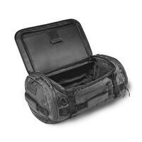 HEXAD Carryall Travel Duffel Bag - Includes Backpack Straps and Laptop Sleeve (Black, 40 L)