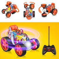 Blasland Remote Control Car - RC Vehicle Four Wheel Stunt Car, 360 Degree Rolling Rotating Rotation Stunt Car Toy , RC Stunt Toy Cars for Toddlers, Kids, Boys & Girls