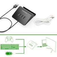 [Newest Version] IFYOO KMAX1 Keyboard and Mouse Adapter Converter for PS4 / Xbox One/Switch / PS3 - Compatible with Fortnitee, PUBG, H1Z1 and Other Shooting Games - [Included 1x USB Sync Cable]