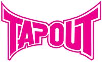 Tapout 5" to 11" Full Color Vinyl Decal Sticker (Pink, 9" X 5.4")