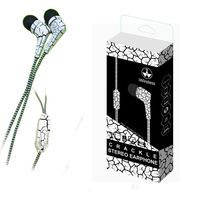 Earphone, Earbuds with Microphone, Stereo Headphones Noise Isolating - for iPhone 5S 6 Plus Android Phone 3.5mm Jack Braided 4FT Cord iWireless USA(White/Black)