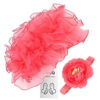 Newborn Baby Photography Prop, CiaraQ's Girl Tutu Skirt with Headband Outfits, Baby Photo Prop, Crochet Baby Clothes