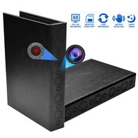 Spy Camera Hardcover Book Hidden Camera HD 1080P Nanny Camera Covert Home Office Security Cam Motion Detection Video Super Night Vision