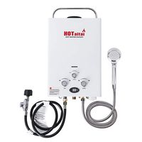 Hotaitai Portable 1.58GPM Propane Water Heater with Digital Panel, Tankless Endless and Instant Hot Water Flow.Easy to Install for RV,Barn,Camping,Cabin.For Outdoor Use.