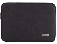 14 Inch PU Leather Padded Laptop Sleeve HBLOOMYST Frosted Protective Notebook Bag Computer Case Cover for MacBook Pro MacBook Air Chromebook Acer Dell HP Samsung Sony (Black)
